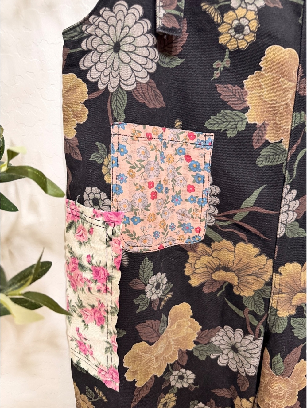 POL Patchwork Overalls - Picture 5 of 8